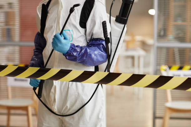 Professional Biohazard Cleanup technician working in Granite Falls, WA
